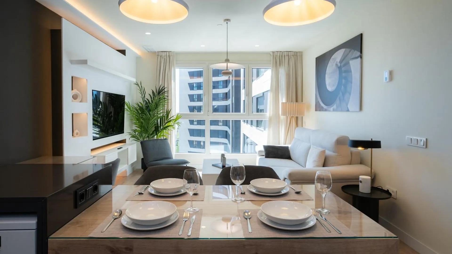 מאלגה Sky View Design And Relax Top View With Free Parking 0*,